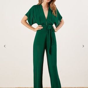 The Reformation Lemongrass Jumpsuit